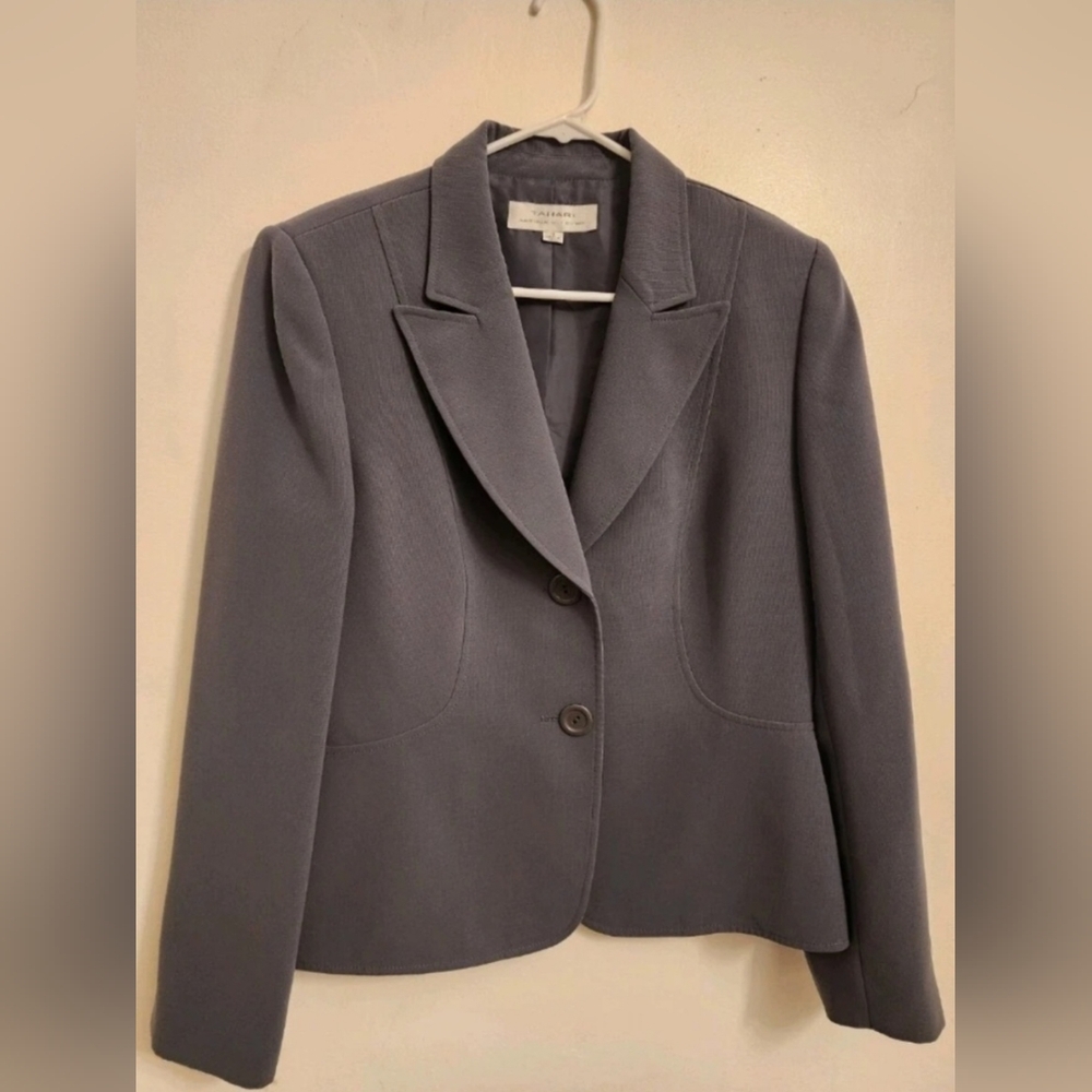 Tahari Gray Women's Suit Jacket